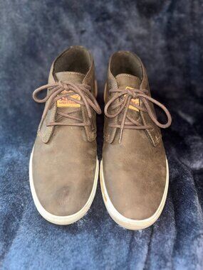 Levi's Waxed Up Low Lace Up Sneakers Brown Tan Men's Size 9 Casual Shoes